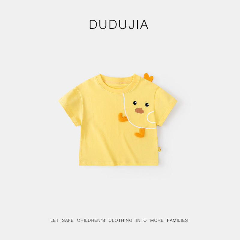 Children's Design Short Sleeve Collection Home Summer Tops Children's T-shirt