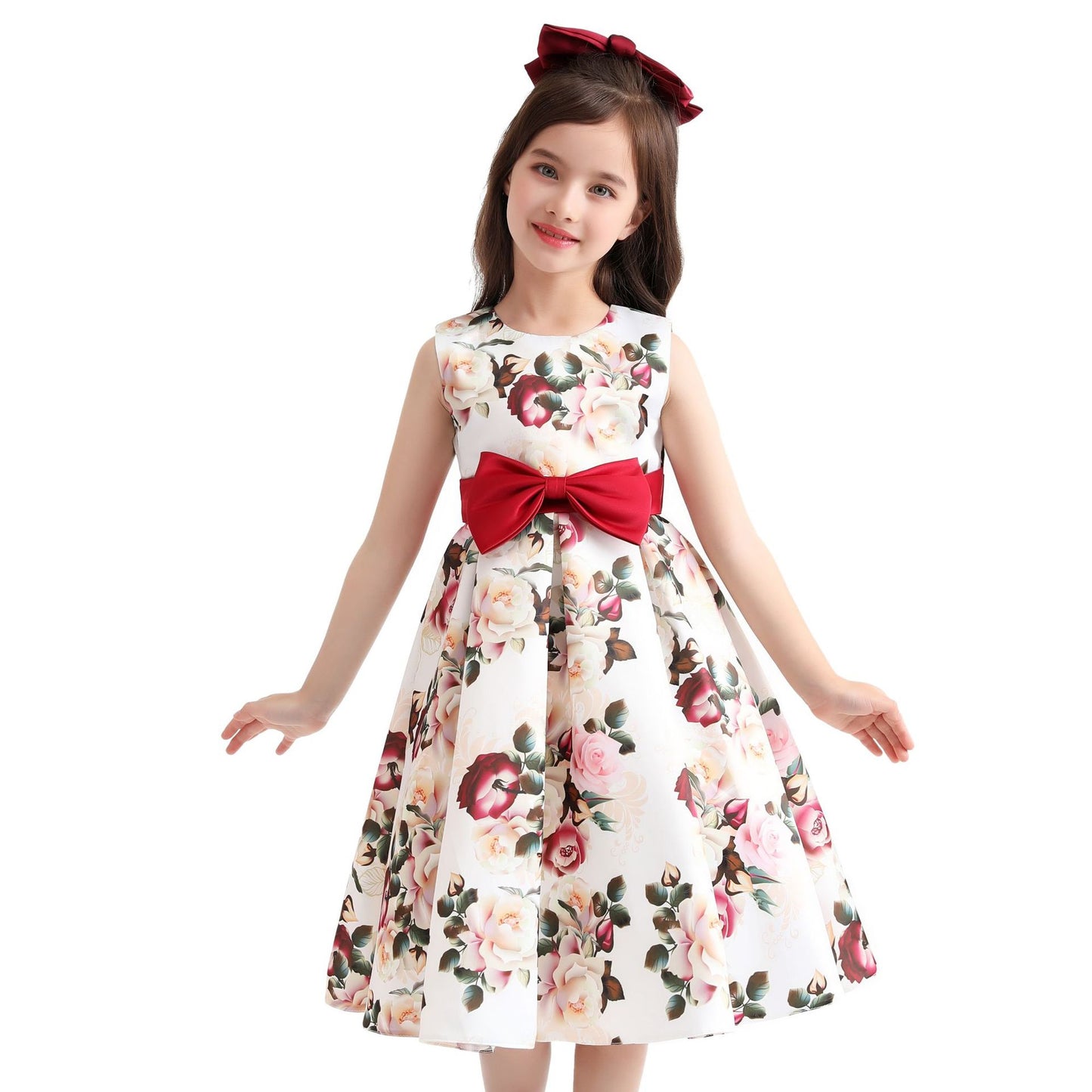 Children's Printed Princess Day Performance Shirt Children's Dress