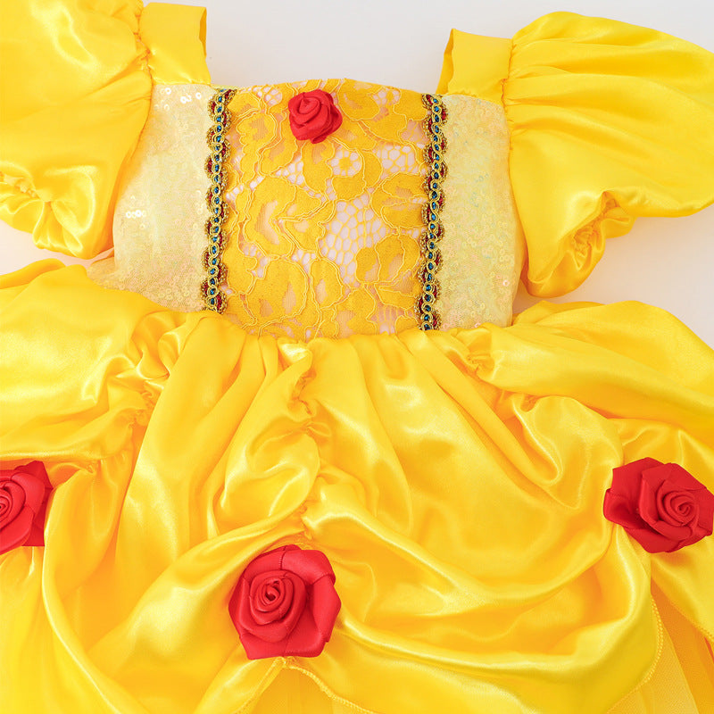 Children's Halloween Costume Super Mary Princess Performance Children's Dress