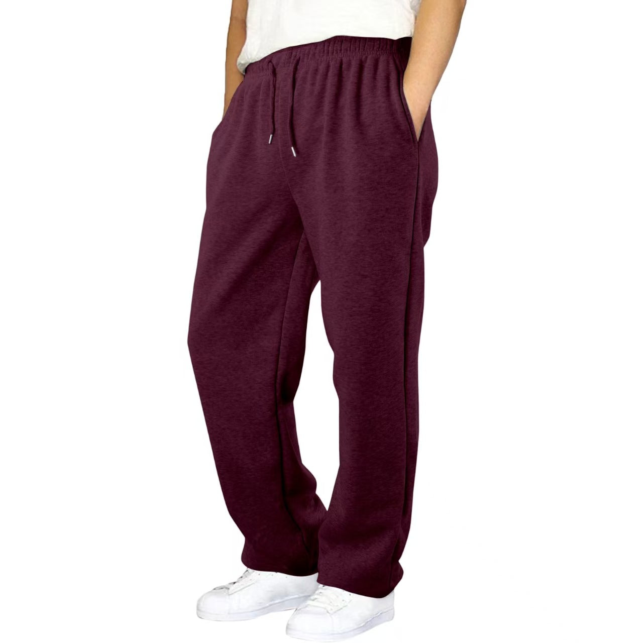 Children's Medium Big Elastic Waistband Drawstring Loose Wide Children's Pants