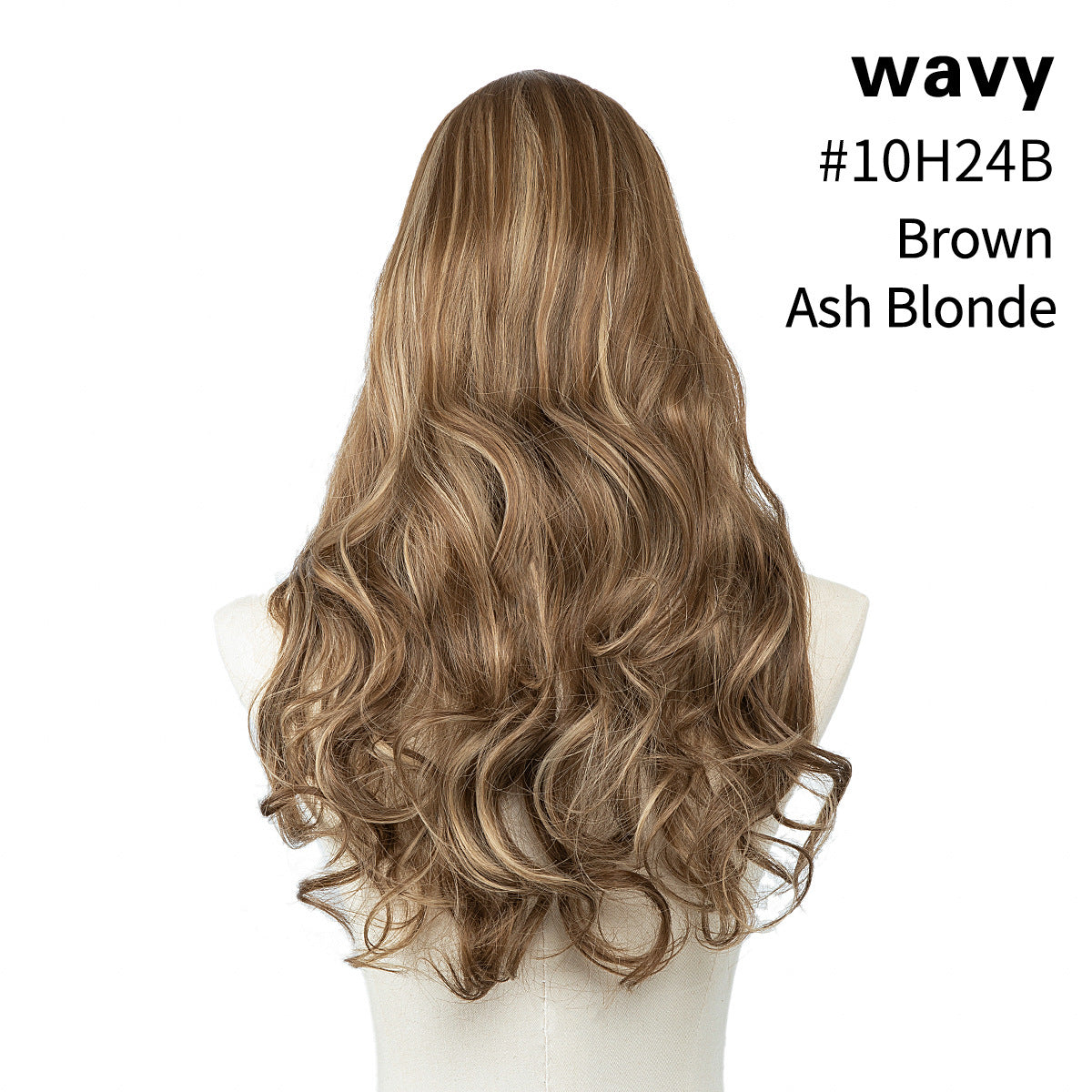 Female Long Curly Hair Big Wave Fluffy Natural U-shaped Wig