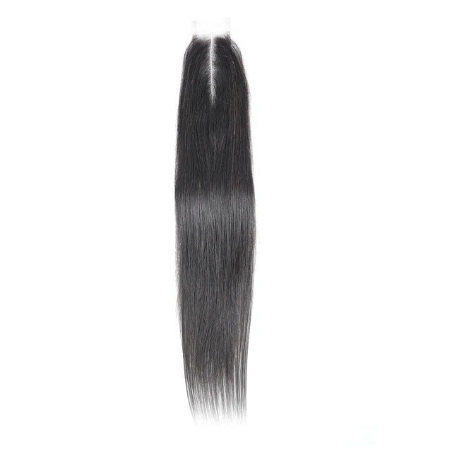 Kim Swiss Transparent Lace Closure Straight Real Hair Wig