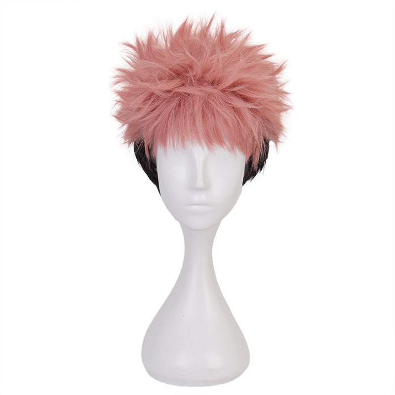 Back To Battle Tiger Stick Coral Cos Wig