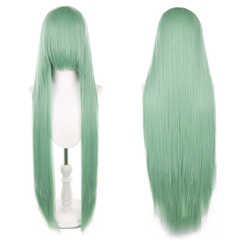 Mao Style Universal Scalp Head Long Bangs Cos Wig