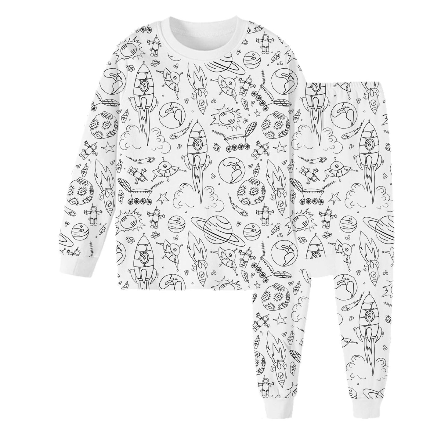 Classy Cool Children's Iti Pajamas Coloring Children's Suit