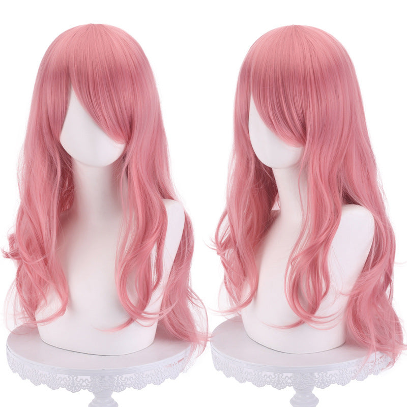 Anime Universal Long Curly Hair Micro Cos Wig