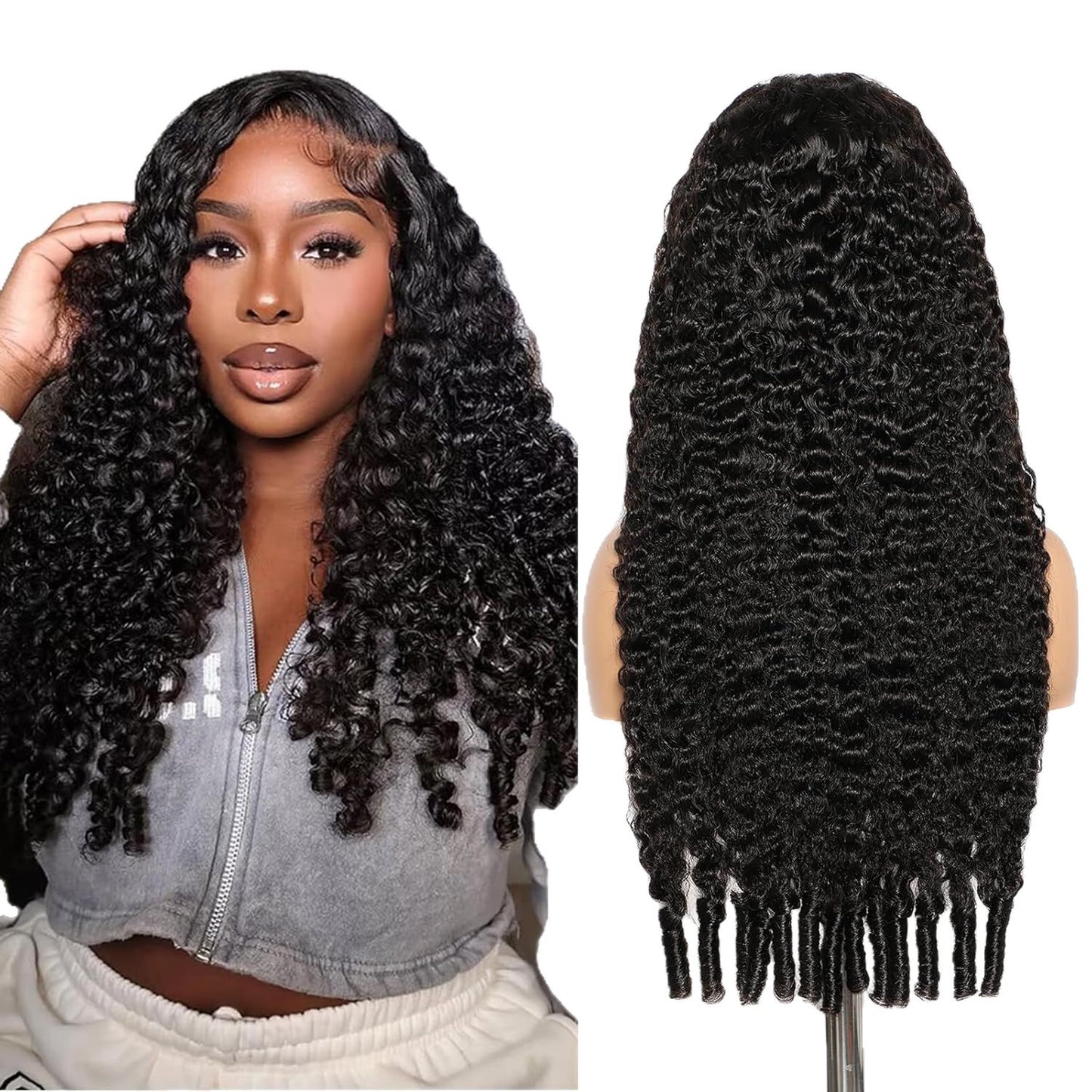 Creative Classy Popular Beautiful Human Headgear Real Hair Wig