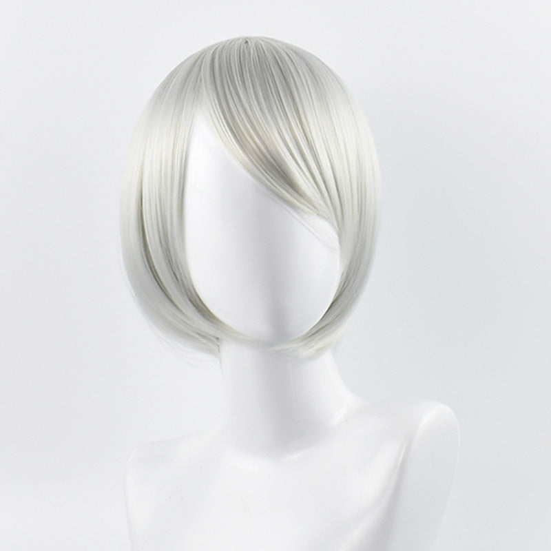 Automata Sier Gray Fiber Short Hair Cos Wig