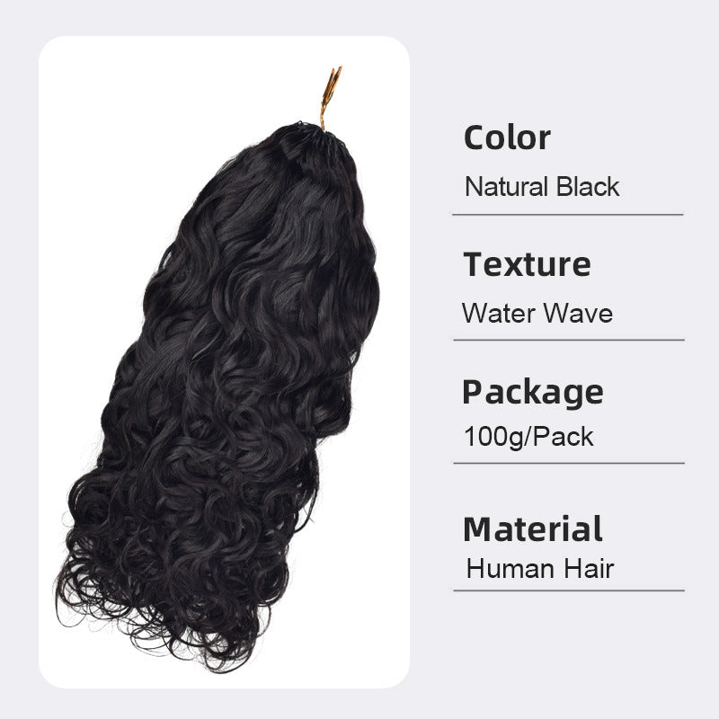Attractive Classic Crochet Human Vietnam Full Real Hair Wig