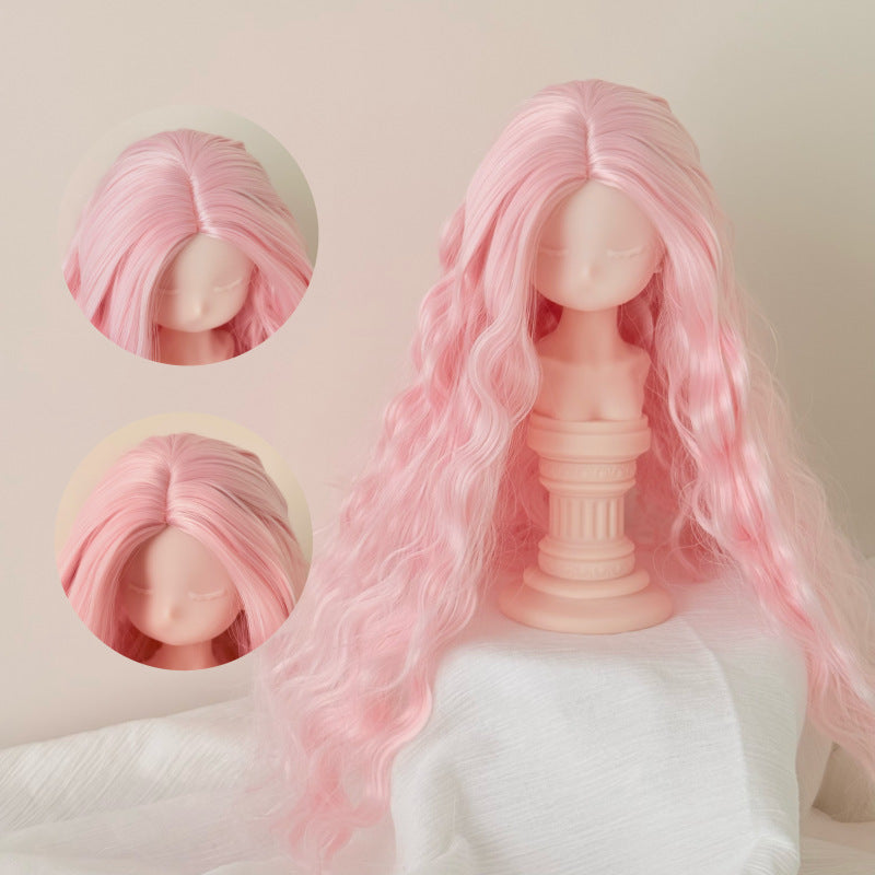 Small Curls Handmade Dress Up Blank Hair Head Cos Wig
