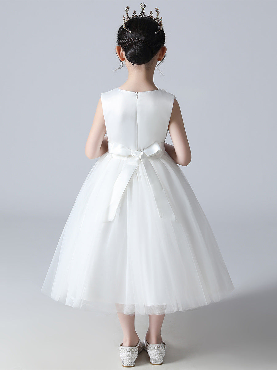 Children's Flower Birthday Costume For Piano Performance Children's Dress
