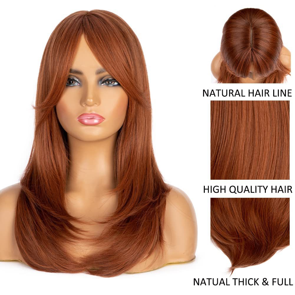 Rose Net Head Cover Chemical Fiber Curly Hair Side Wig Long Curls