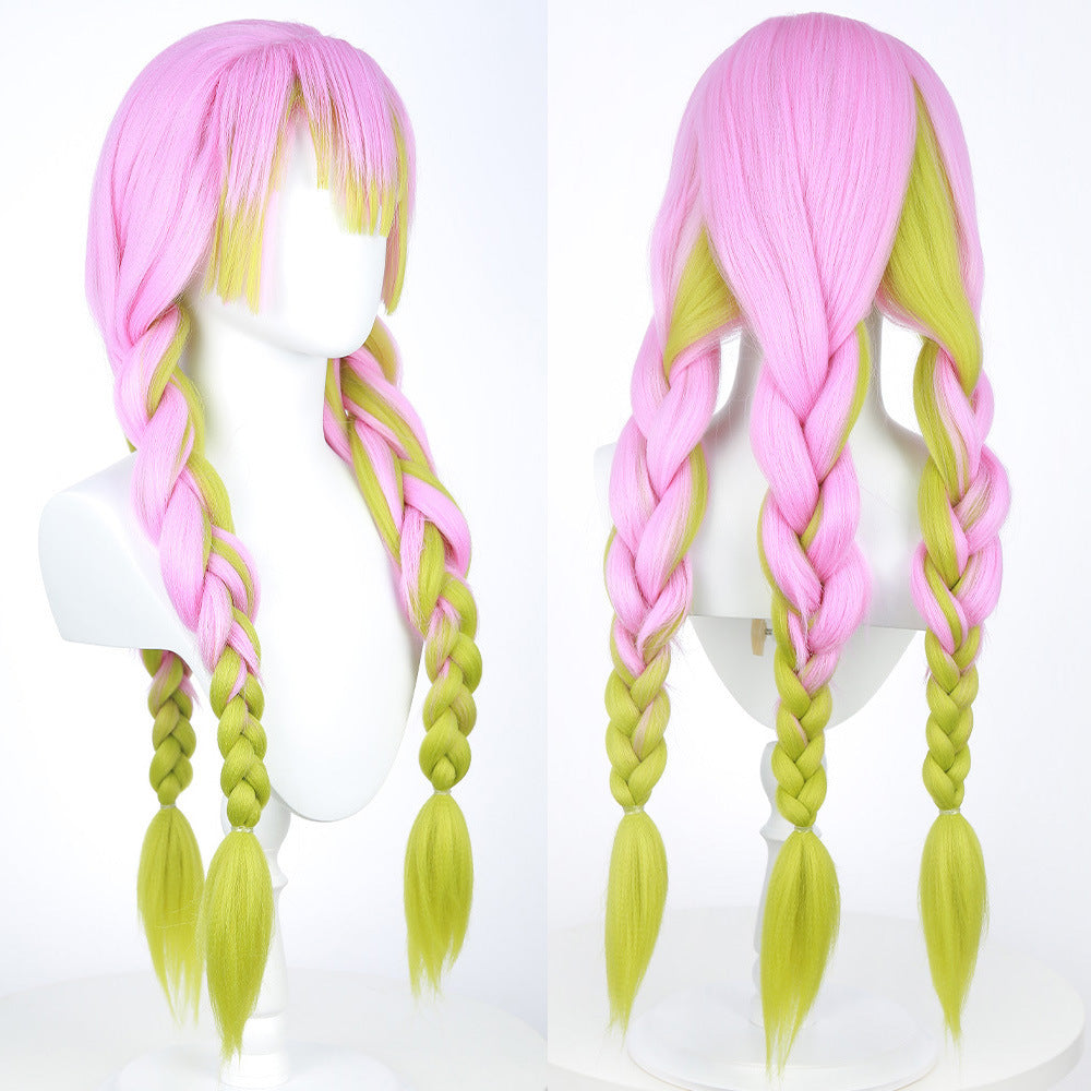 No Stove Door Black Brown Gradient Color Cos Wig