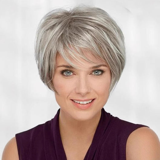 Popular Attractive Pretty Fashion Short Hair Wig Long Curls