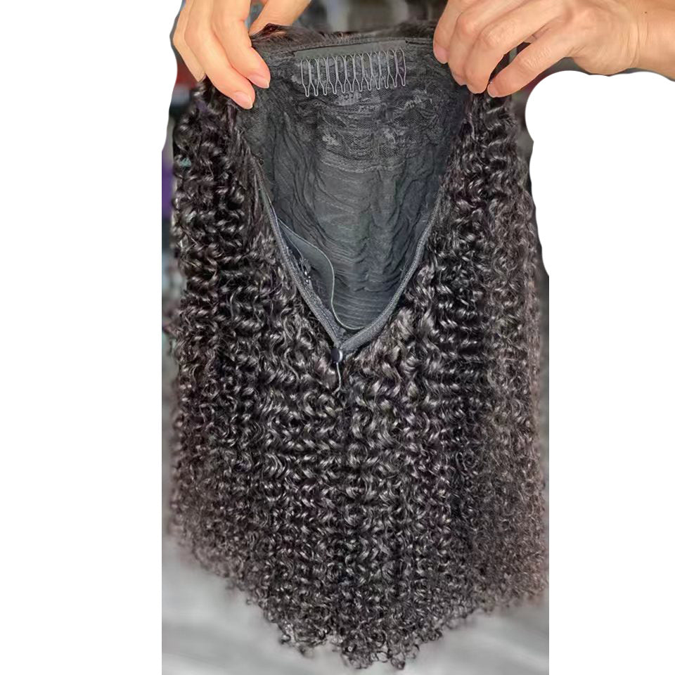 Casual Classy Unique Half Cap Headgear Wig Long Curls