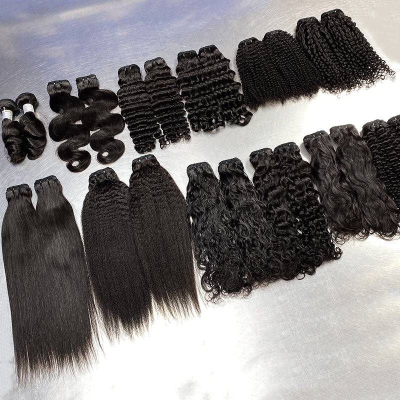 Real Human Hair Extension Bone Straight Wig