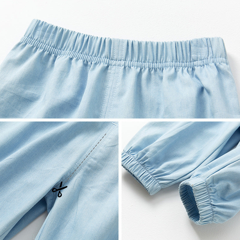 Children's Summer Thin Jeans Toddler Clothing Trousers Children's Pants
