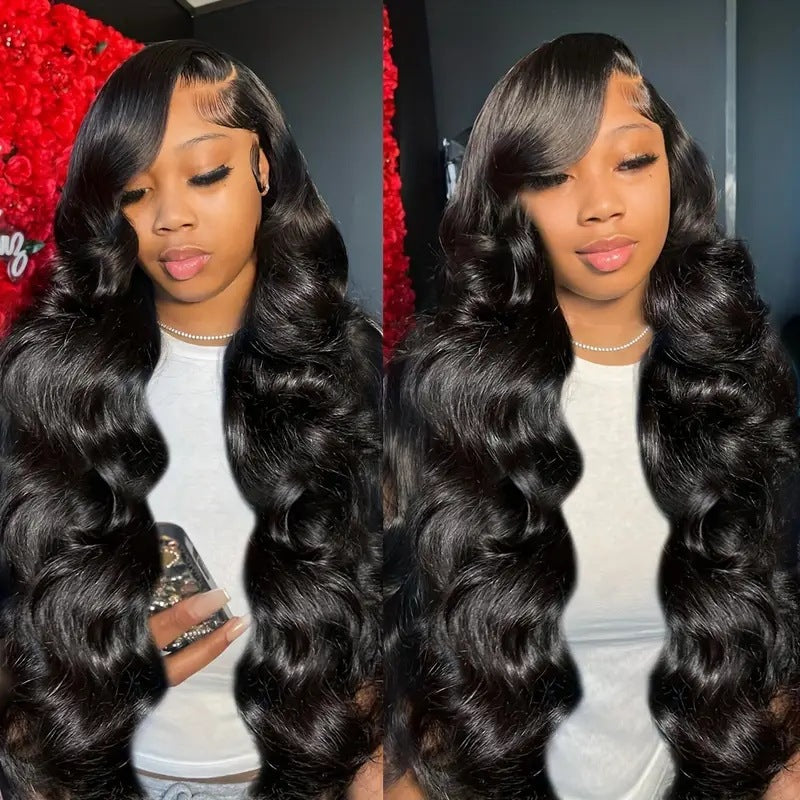 Fashion Front Lace Natural Big Wave Wig Long Curls
