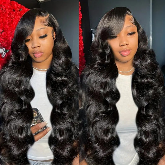 Fashion Front Lace Natural Big Wave Wig Long Curls