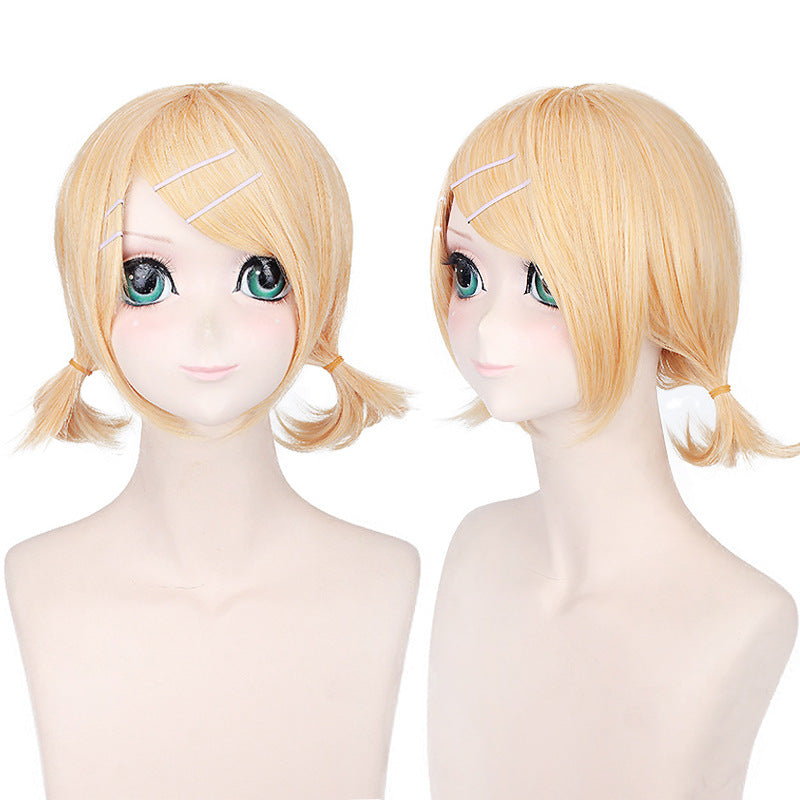 Mirror Sound Simulation Sister Lengthened Board Double Son Meltdown Bell Cos Wig