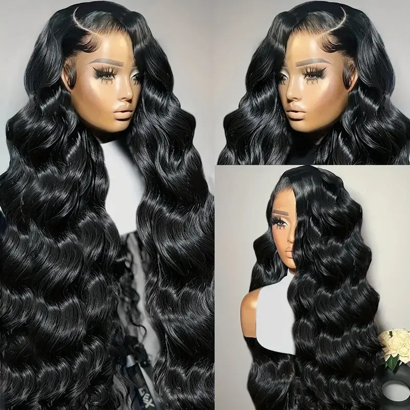 Front Lace Female Big Wave Curly Hair Fluffy Wig Long Curls
