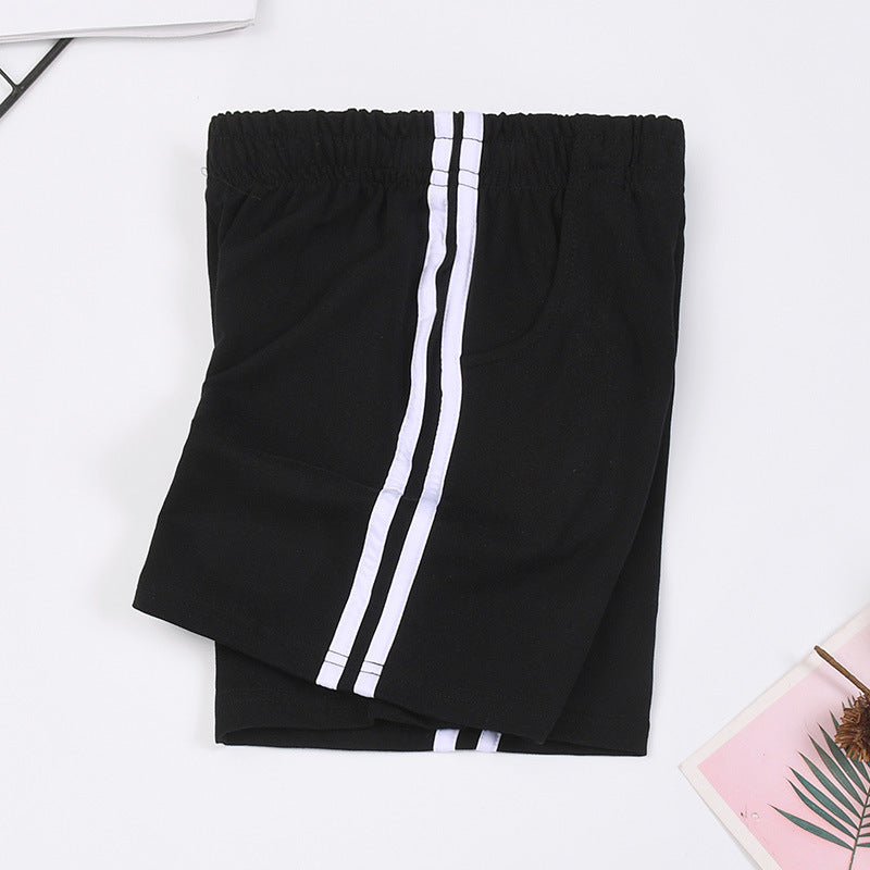 Pure Cotton Uniform Primary Secondary School Single Stripe Two-way Navy Children's Pants