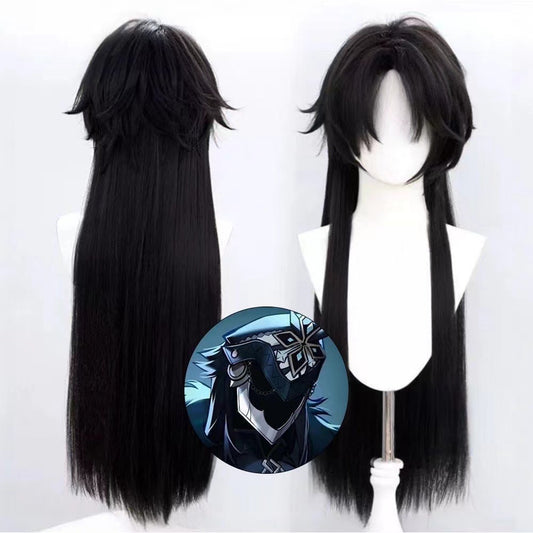 God Captain Long Hair Fool Chief Cos Wig