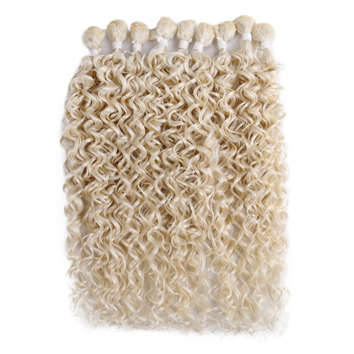 Small Volume Chemical Fiber Curly Weaving Wig Long Curls