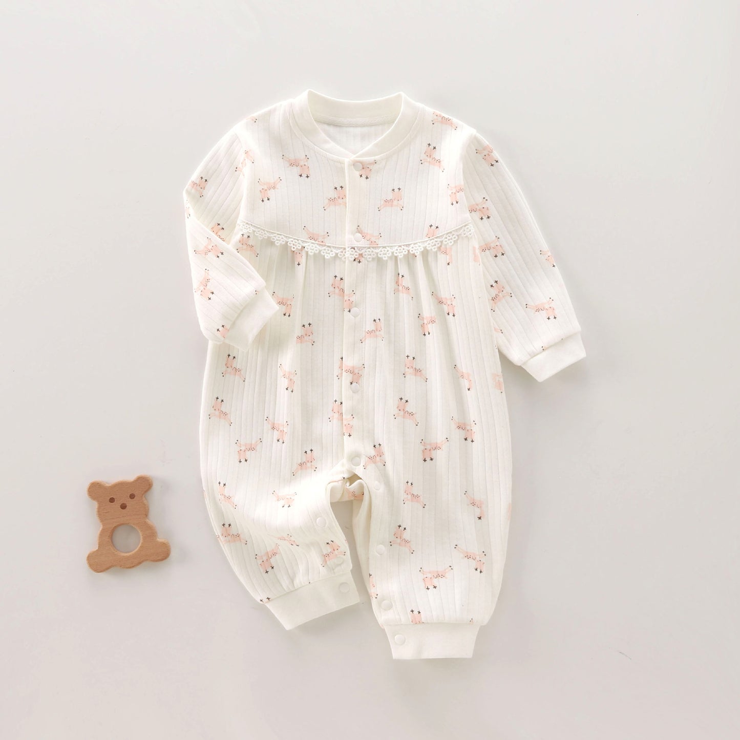 Class Jumpsuit Thin Wear Cotton Clothing Long Sleeve Princess Jumpsuit, Climbing Suit