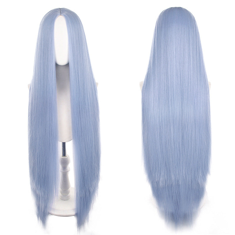 Mid-length Universal Long Straight Scalp Style Cos Wig