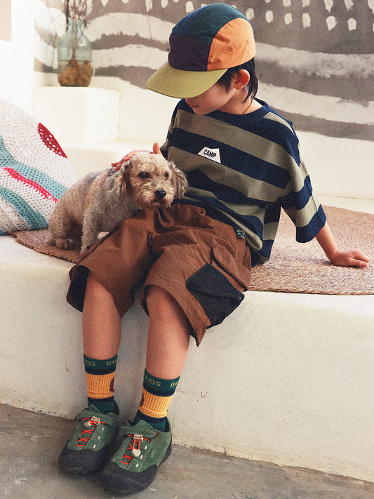 Children's Clothing Summer Outdoor Exercise Shorts Male Middle Older Moisture Absorption Children's Pants