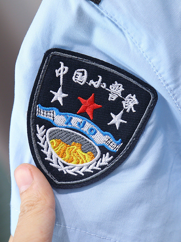 Children's Traffic Police Uniform Boys Summer Short-sleeved Children's Suit