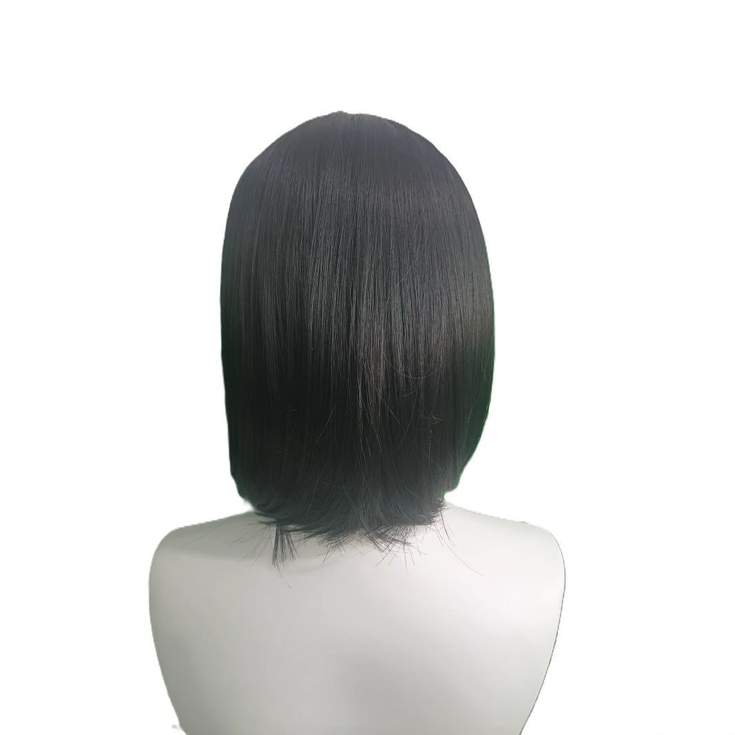 Mid-length Full Top Collarbone Length Haircut Long Straight Wig