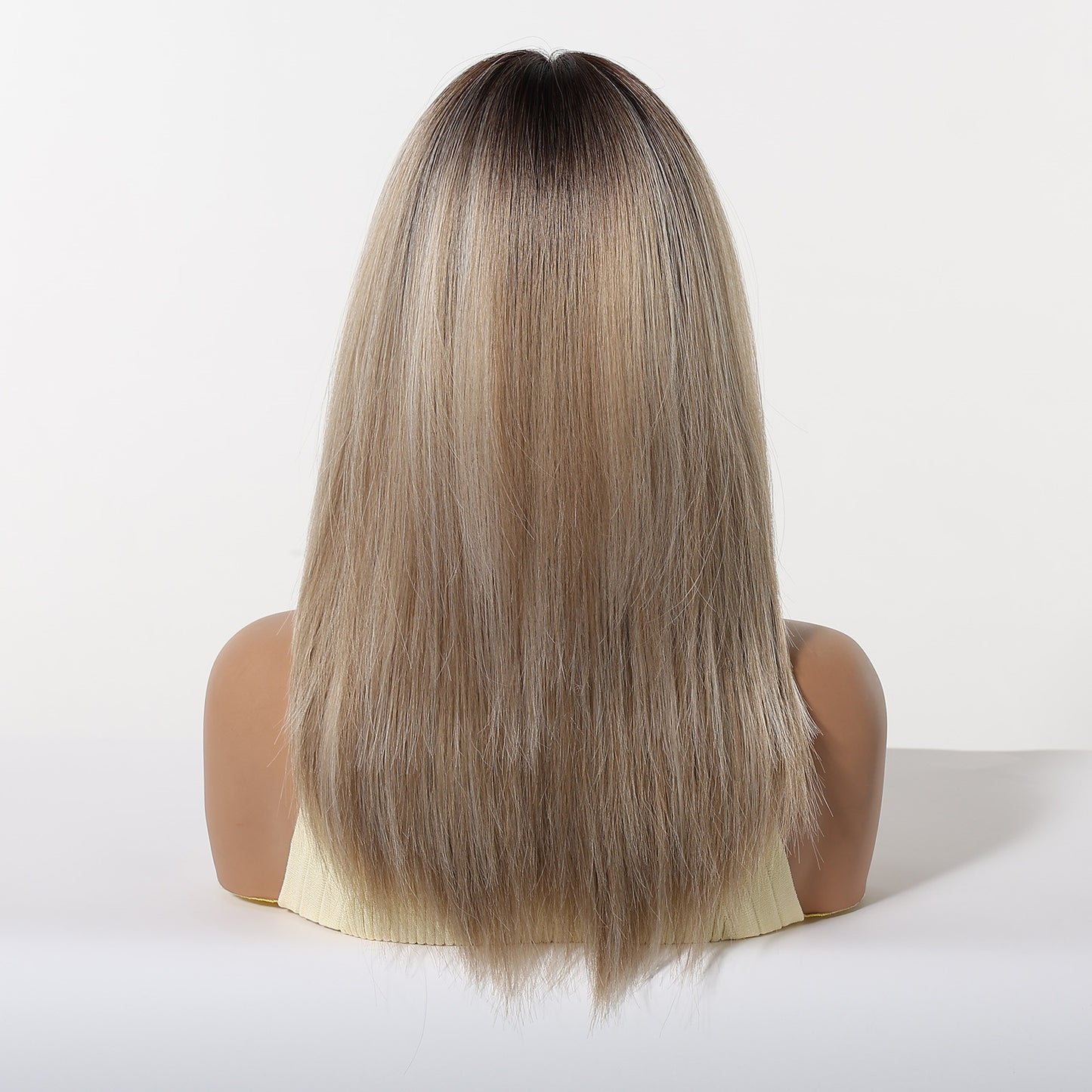 Craft Big Scalp Natural Layering Bangs Long Straight Wig