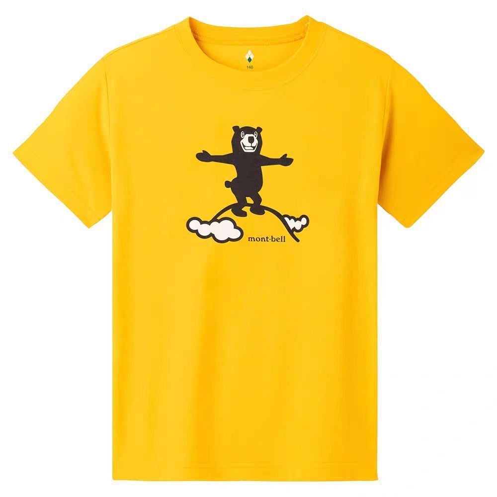 Children's Style Clothing Printed Short Sleeve Sweat Uptake Boys Outdoor Children's T-shirt