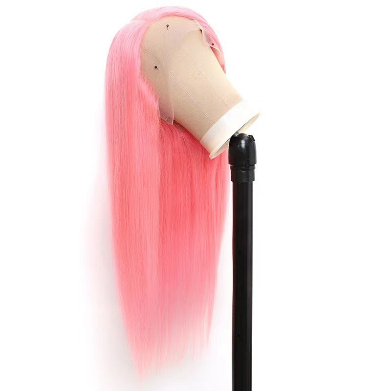 Lace Rose Net Chemical Fiber Fashion Long Straight Wig