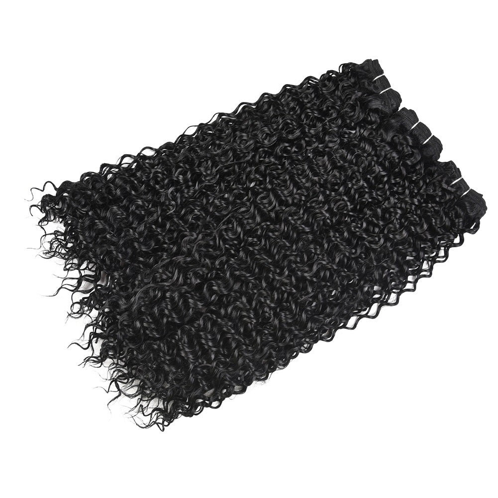 Inch Curly Hair Qu Chemical Fiber Extension Wig Long Curls