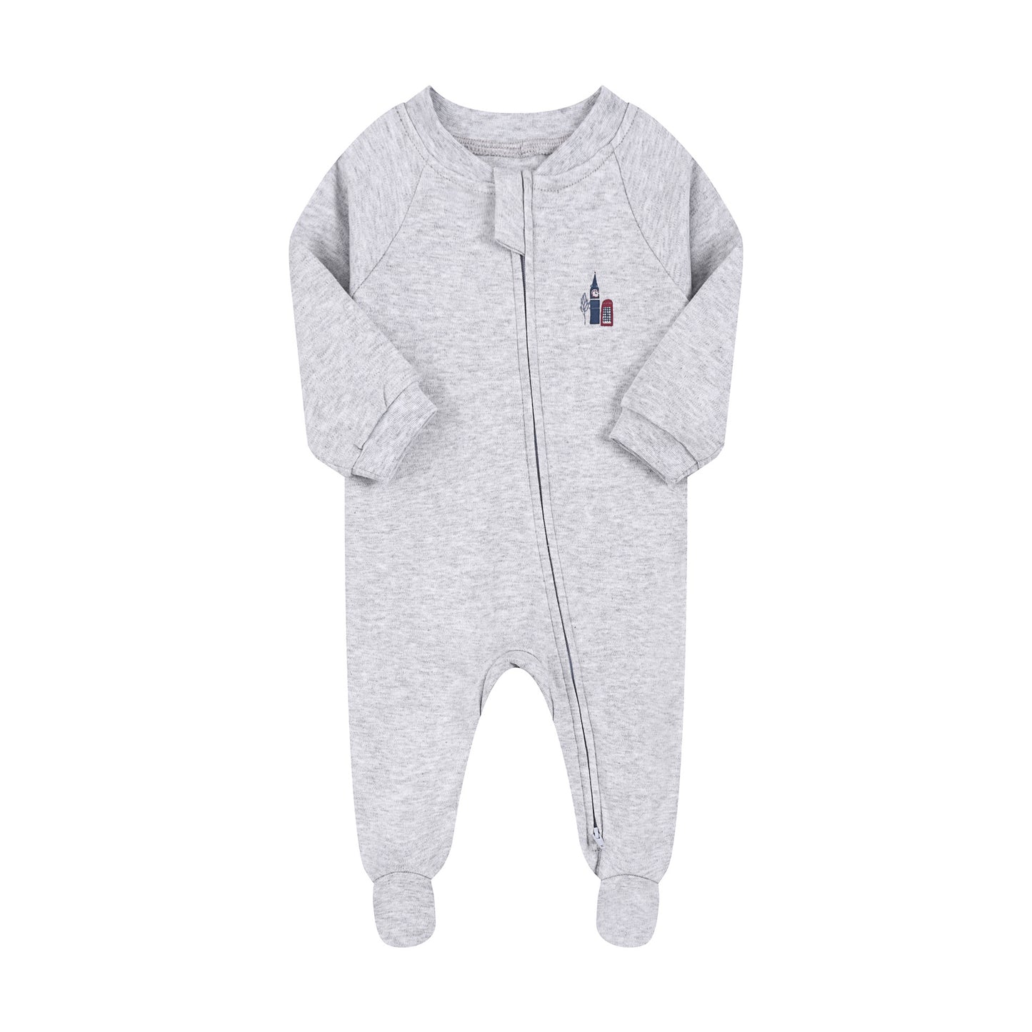 Born Class Jumpsuit Cotton Two-way Zipper Boy Rompers Jumpsuit, Climbing Suit