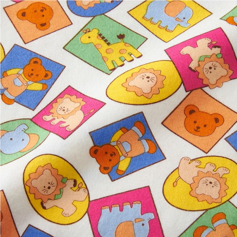 Zoo Bear Full Print Short Sleeve Children's T-shirt