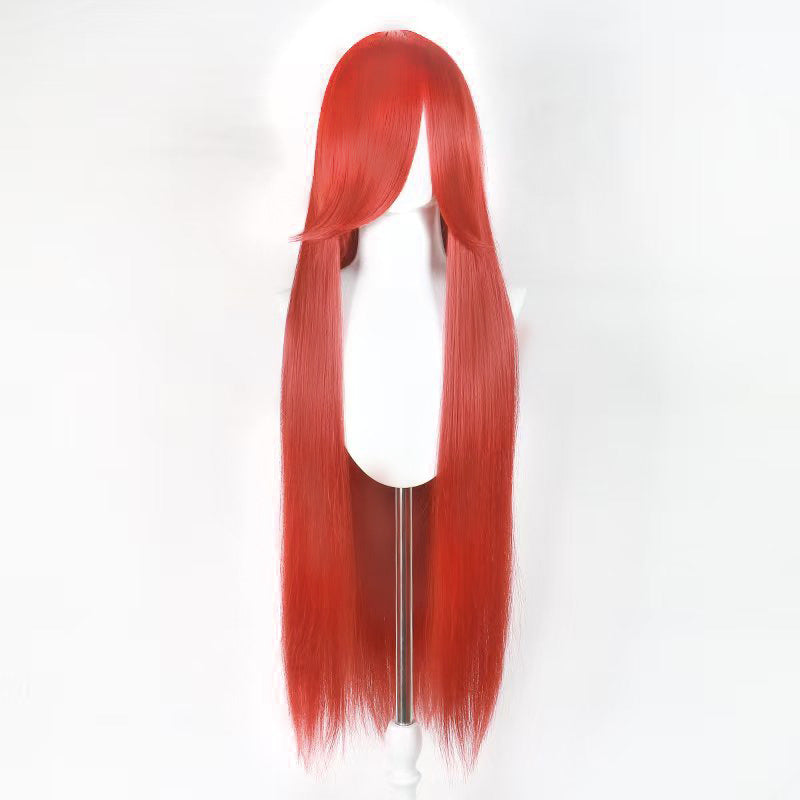 Straight Hair Rose Internal Net Simulation Scalp Secondary Element Cos Wig