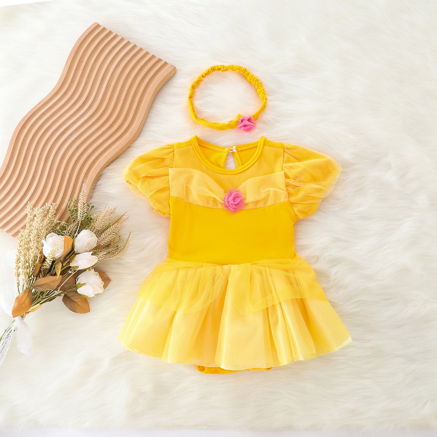 Christmas Mermaid Jumpsuit Long Hair Princess Elsa Romper Toddler Crawling Jumpsuit, Climbing Suit