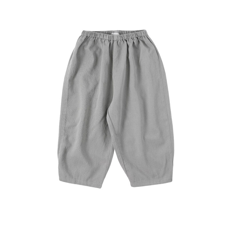 Plaid Casual Trousers Elastic Waist Boy Out Anti Children's Pants