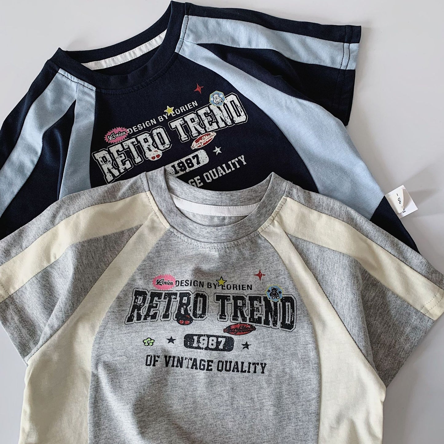 Children's Short-sleeved Summer Stitching Sports Pullover Class Handsome Children's T-shirt