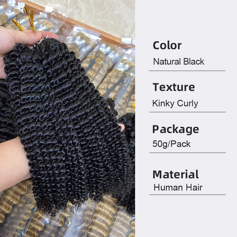 Stylish Fashion Beautiful Classy Crochet Human Real Hair Wig