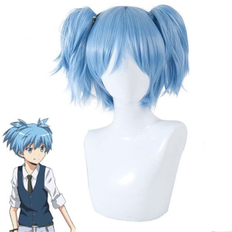 Anime Male Headgear Double Ponytail Modeling Assassin Cos Wig