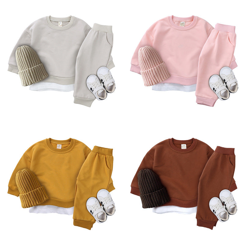 Children's Clothing Boys Autumn Casual Sweatshirt Sport Children's Suit