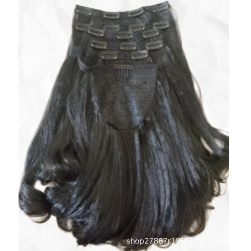 Cool Set Hairpiece Clip Tail Warped Wig