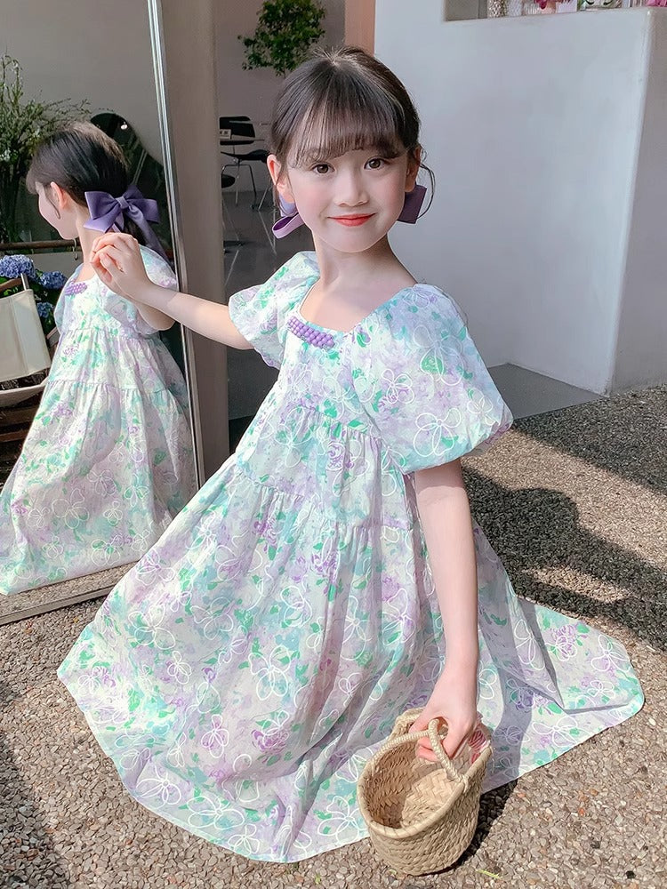 Children's Summer Fashionable High-grade Princess Little Children's Dress