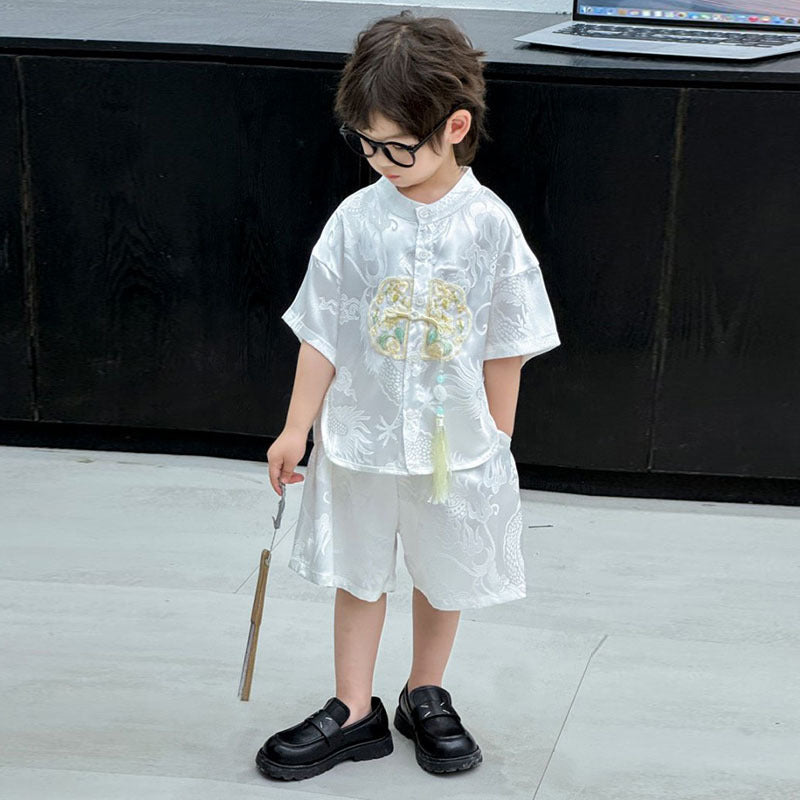 Chinese Style Boys Han Costume Tang Children's Suit