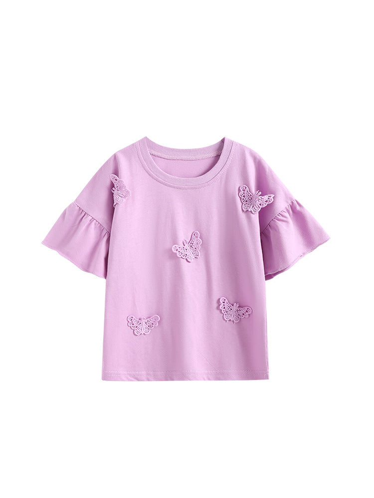 Children's Summer Small Older Short Sleeve Fashion Children's T-shirt